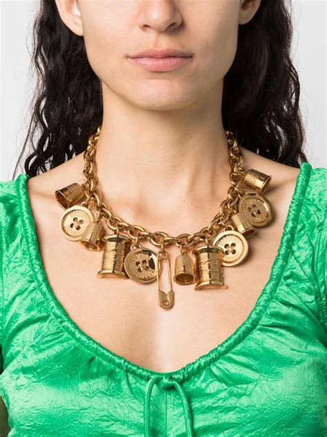 moschino necklace farfetch.